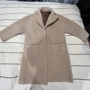 Mango Reversible Faux Shearling Coat